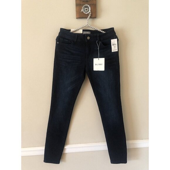 NWT DL1961 Women Size 27 Emma Nicholson Low Rise Skinny Jeans 29" Inseam - Picture 1 of 9